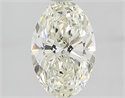 Natural Diamond 1.50 Carats, Oval with  Cut, J Color, VS1 Clarity and Certified by GIA