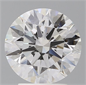 Lab Grown Diamond 3.09 Carats, Round with Ideal Cut, E Color, VS1 Clarity and Certified by IGI