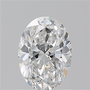 Picture of Natural Diamond 1.01 Carats, Oval with  Cut, E Color, VS2 Clarity and Certified by GIA