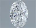 Natural Diamond 1.00 Carats, Oval with  Cut, E Color, SI2 Clarity and Certified by GIA