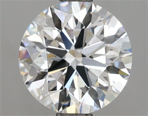 Picture of Lab Grown Diamond 2.01 Carats, Round with Ideal Cut, D Color, VVS2 Clarity and Certified by IGI