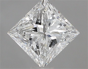 Picture of Natural Diamond 0.70 Carats, Princess with  Cut, G Color, VS2 Clarity and Certified by GIA