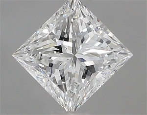 Picture of Natural Diamond 0.70 Carats, Princess with  Cut, G Color, VS2 Clarity and Certified by GIA