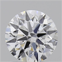 Del inventario de diamantes de laboratorio, 1.04 quilates, Redondo , Color D, claridad IF y certificado GIA