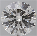 Lab Grown Diamond 5.51 Carats, Round with Excellent Cut, F Color, VVS2 Clarity and Certified by IGI