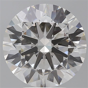 Picture of Lab Grown Diamond 5.51 Carats, Round with Excellent Cut, F Color, VVS2 Clarity and Certified by IGI