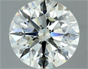 Diamante Natural 2.71 quilates, Redondo , Color J, claridad SI1 y certificado IGI