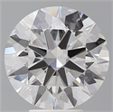 Lab Grown Diamond 5.53 Carats, Round with Ideal Cut, F Color, VVS2 Clarity and Certified by IGI