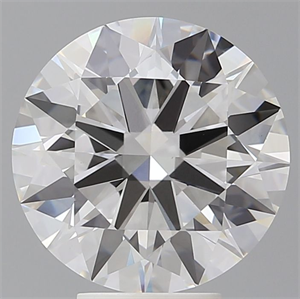 Picture of Lab Grown Diamond 5.53 Carats, Round with Ideal Cut, F Color, VVS2 Clarity and Certified by IGI