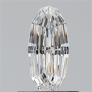 Picture of Natural Diamond 0.53 Carats, Oval with  Cut, E Color, IF Clarity and Certified by GIA