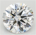 Lab Grown Diamond 3.80 Carats, Round with Excellent Cut, D Color, VVS1 Clarity and Certified by GIA
