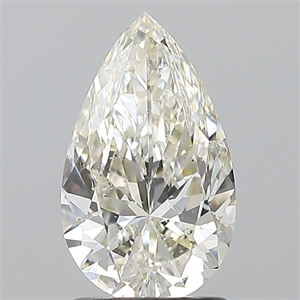 Picture of Natural Diamond 1.54 Carats, Pear with  Cut, I Color, SI2 Clarity and Certified by IGI