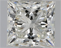 Natural Diamond 1.30 Carats, Princess with  Cut, I Color, VVS2 Clarity and Certified by GIA