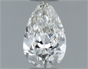 Natural Diamond 0.30 Carats, Pear with  Cut, I Color, VS1 Clarity and Certified by GIA