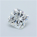 Natural Diamond 0.40 Carats, Cushion with  Cut, F Color, VVS1 Clarity and Certified by GIA