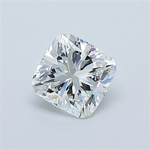 Picture of Natural Diamond 0.40 Carats, Cushion with  Cut, F Color, VVS1 Clarity and Certified by GIA