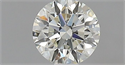 Natural Diamond 0.43 Carats, Round with Excellent Cut, H Color, VVS1 Clarity and Certified by IGI
