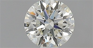 Picture of Natural Diamond 0.43 Carats, Round with Excellent Cut, H Color, VVS1 Clarity and Certified by IGI