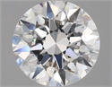 Natural Diamond 1.71 Carats, Round with Excellent Cut, E Color, VVS2 Clarity and Certified by GIA