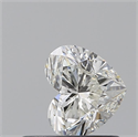 Natural Diamond 0.51 Carats, Heart with  Cut, I Color, VS1 Clarity and Certified by GIA