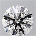 Lab Grown Diamond 7.04 Carats, Round with Ideal Cut, G Color, VS2 Clarity and Certified by IGI