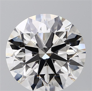Picture of Lab Grown Diamond 7.04 Carats, Round with Ideal Cut, G Color, VS2 Clarity and Certified by IGI
