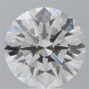 Picture of Lab Grown Diamond 6.56 Carats, Round with Ideal Cut, F Color, VVS2 Clarity and Certified by IGI