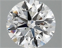 Lab Grown Diamond 1.02 Carats, Round with Excellent Cut, D Color, VVS2 Clarity and Certified by IGI