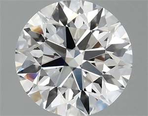 Picture of Lab Grown Diamond 1.02 Carats, Round with Excellent Cut, D Color, VVS2 Clarity and Certified by IGI