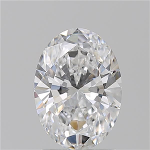 Foto Diamante Natural 1.70 quilates, Ovalado , Color D, claridad VS2 y certificado GIA de