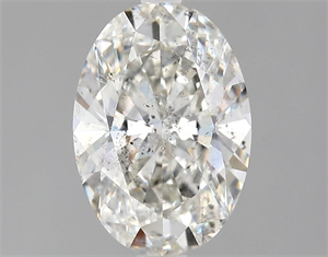 Picture of Natural Diamond 1.55 Carats, Oval with  Cut, H Color, I1 Clarity and Certified by GIA