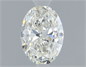 Natural Diamond 0.42 Carats, Oval with  Cut, I Color, VS1 Clarity and Certified by GIA