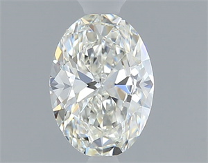 Picture of Natural Diamond 0.42 Carats, Oval with  Cut, I Color, VS1 Clarity and Certified by GIA