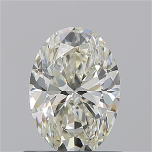 Picture of Natural Diamond 0.90 Carats, Oval with  Cut, L Color, VVS1 Clarity and Certified by GIA