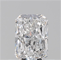 Natural Diamond 0.50 Carats, Radiant with  Cut, E Color, VS1 Clarity and Certified by GIA