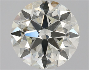 Picture of Natural Diamond 0.84 Carats, Round with Excellent Cut, K Color, SI1 Clarity and Certified by GIA