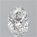 Natural Diamond 2.21 Carats, Oval with  Cut, F Color, SI1 Clarity and Certified by GIA
