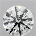 Lab Grown Diamond 1.01 Carats, Round with Ideal Cut, D Color, VVS1 Clarity and Certified by IGI