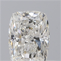 Diamante Natural 0.71 quilates, Del cojín , Color G, claridad SI1 y certificado GIA