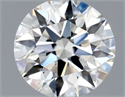 Diamante Natural 0.49 quilates, Redondo , Color F, claridad VVS2 y certificado GIA