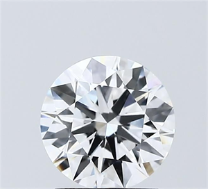 Picture of Lab Grown Diamond 1.50 Carats, Round with Excellent Cut, E Color, VVS2 Clarity and Certified by IGI