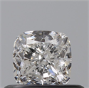 Diamante Natural 0.45 quilates, Del cojín , Color F, claridad IF y certificado GIA