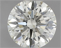Natural Diamond 0.81 Carats, Round with Excellent Cut, L Color, VS1 Clarity and Certified by IGI