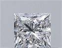 Natural Diamond 0.31 Carats, Princess with  Cut, E Color, VS2 Clarity and Certified by GIA