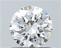 Natural Diamond 0.70 Carats, Round with Excellent Cut, F Color, SI1 Clarity and Certified by GIA