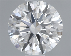 Picture of Natural Diamond 0.55 Carats, Round with Very Good Cut, D Color, SI1 Clarity and Certified by GIA