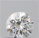 Natural Diamond 0.40 Carats, Round with Excellent Cut, F Color, VS2 Clarity and Certified by GIA