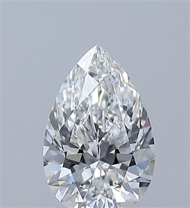 Picture of Natural Diamond 0.60 Carats, Pear with  Cut, F Color, VVS1 Clarity and Certified by GIA