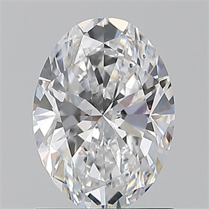 Picture of Natural Diamond 1.20 Carats, Oval with  Cut, D Color, SI1 Clarity and Certified by GIA