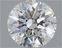 Natural Diamond 0.60 Carats, Round with Very Good Cut, F Color, SI2 Clarity and Certified by GIA